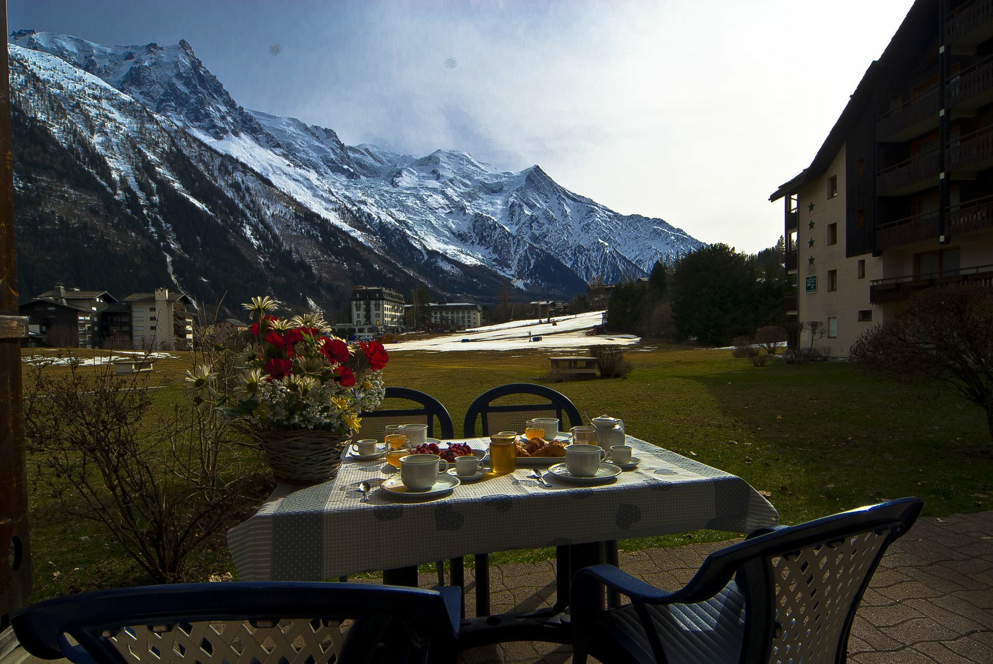Front Ski Slope Chamonix Apartment Luaran gambar