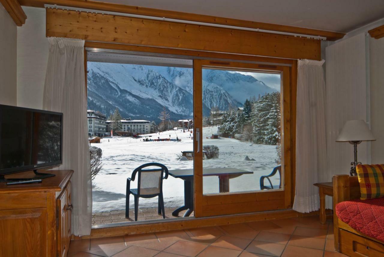 Front Ski Slope Chamonix Apartment Luaran gambar