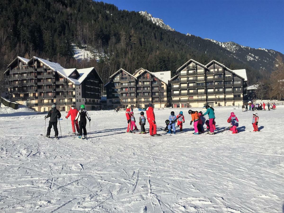 Front Ski Slope Chamonix Apartment Luaran gambar