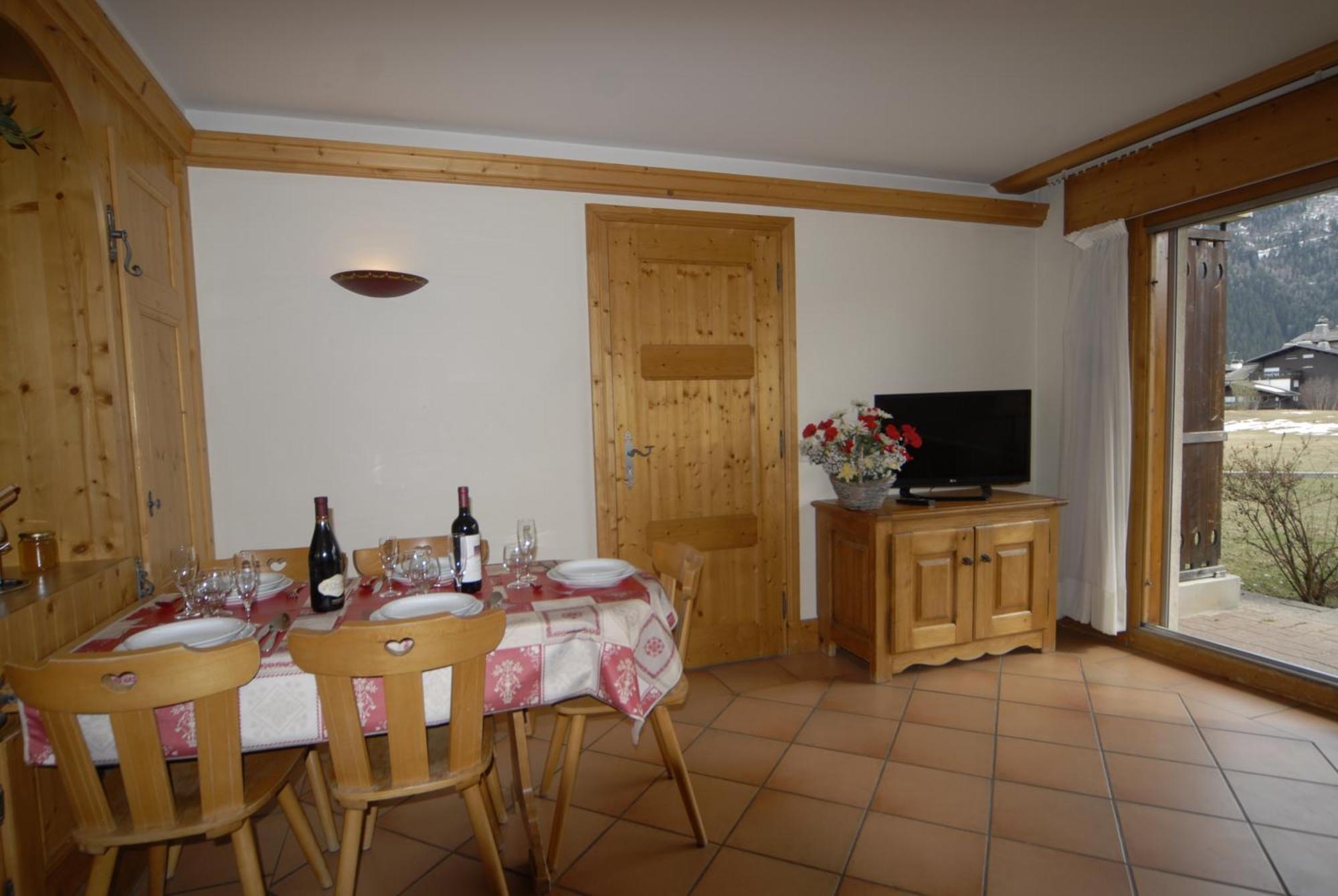 Front Ski Slope Chamonix Apartment Luaran gambar