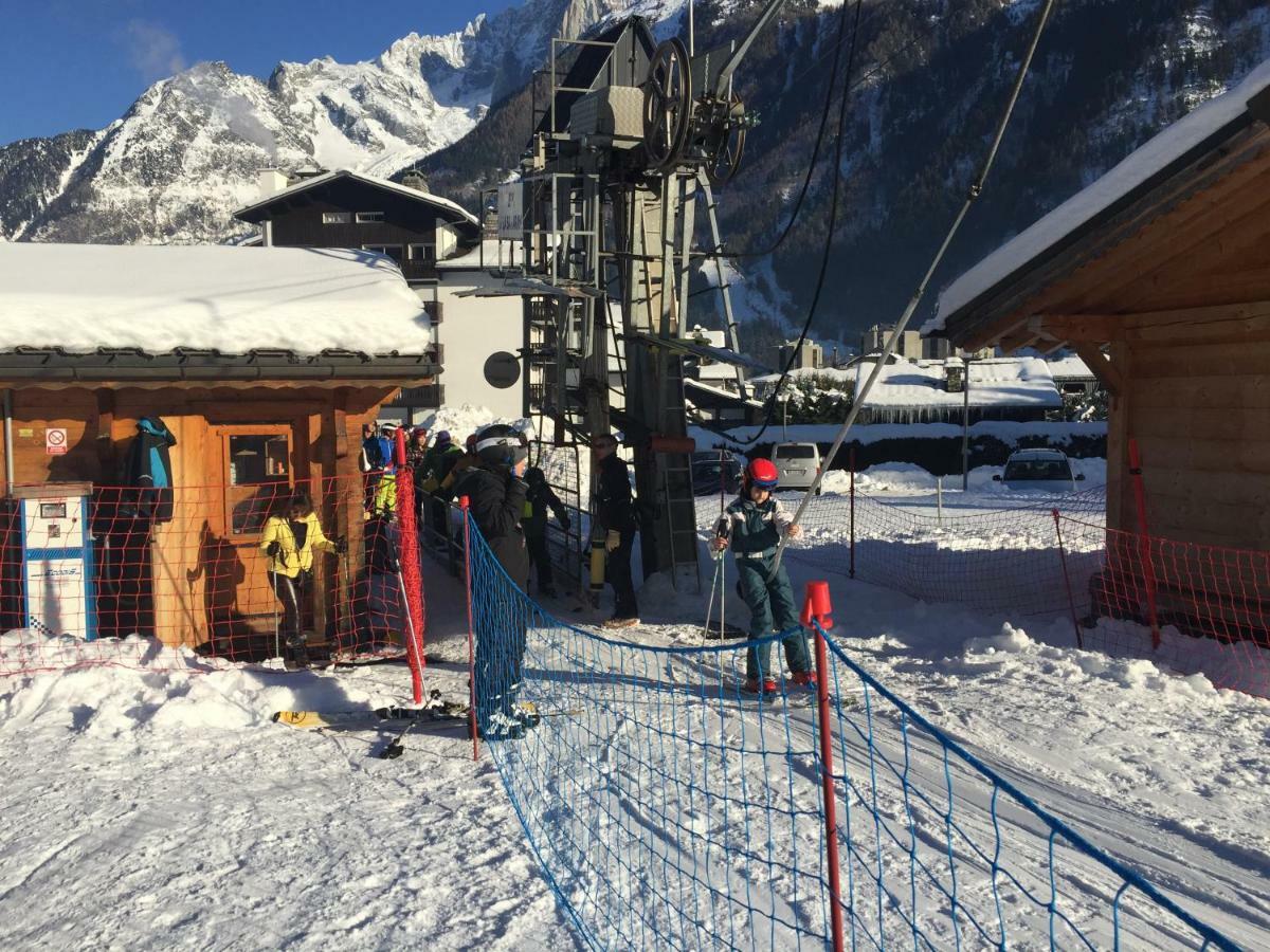 Front Ski Slope Chamonix Apartment Luaran gambar