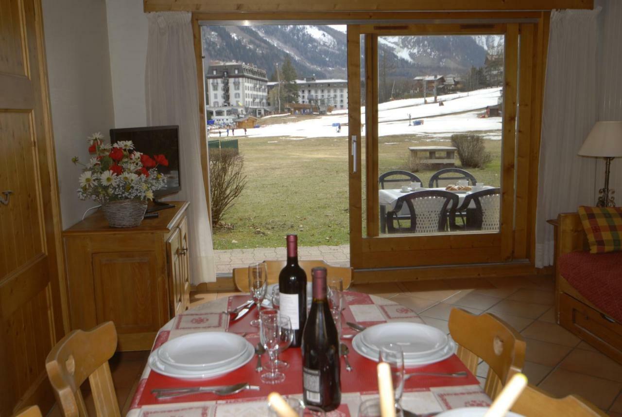 Front Ski Slope Chamonix Apartment Luaran gambar