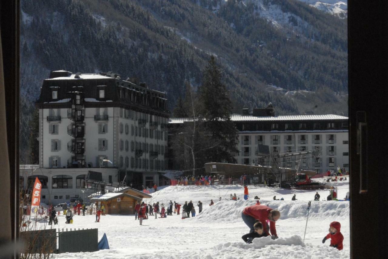 Front Ski Slope Chamonix Apartment Luaran gambar
