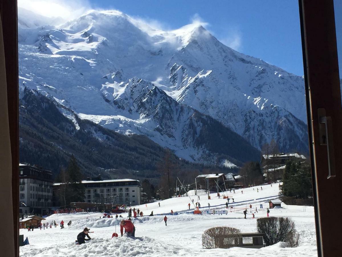Front Ski Slope Chamonix Apartment Luaran gambar